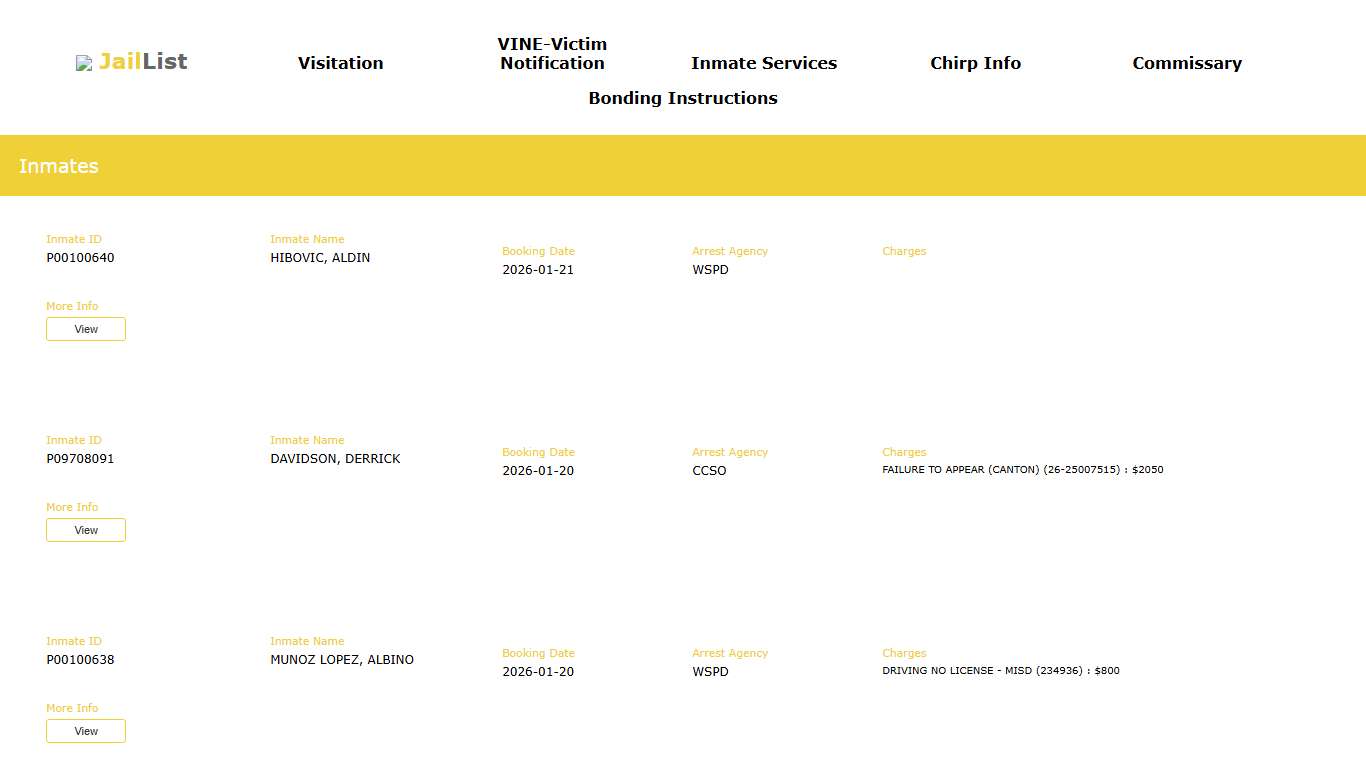 Cherokee County | Inmate Search
